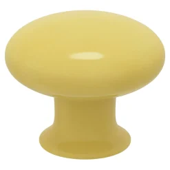 Online GoodHome Bouton de meuble arrondi Porcelaine Vras Ø3.2cm x p.2.5cm