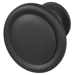 New GoodHome Bouton de meuble arrondi Kilhog noir Ø3.1cm x P.2.5cm