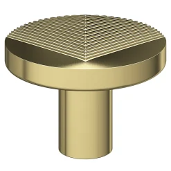 New GoodHome Bouton de meuble arrondi Garlan or ⌀.34mm x L.34mm