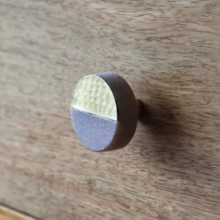 Discount GoodHome Bouton de meuble arrondi Rubian rose Ø4.1cm x p.2.9cm