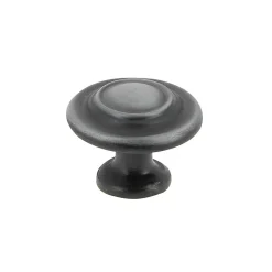 Bouton de meuble arrondi Rohan étain gris Ø3.3 cm* Bouton De Meuble
