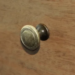 New Bouton de meuble arrondi Azereg or ⌀.25mm x L.25mm