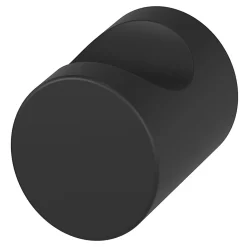 Best GoodHome Bouton de meuble arrondi Dizel noir Ø2cm x h. 2.5cm x p.2.5cm