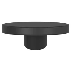 GoodHome Bouton de meuble arrondi Minzh noir ⌀.35mm x L.35mm* Bouton De Meuble