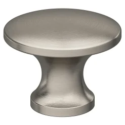 GoodHome Bouton de meuble arrondi Primel gris Ø2.9cm x l.2.9cm x h. 2.1cm x p.2.1cm* Bouton De Meuble