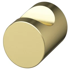 Discount GoodHome Bouton de meuble arrondi Dizel effet or Ø2cm x H.2.5cm