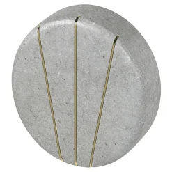 GoodHome Bouton de meuble arrondi Rubian gris Ø4.1 cm x l.4.1 cm x H.4.1 cm* Bouton De Meuble