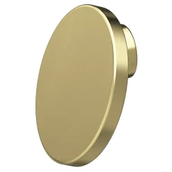 Outlet GoodHome Bouton de meuble arrondi Minzh or Ø3.5cm x l.3.5cm x h.2cm x p.2cm