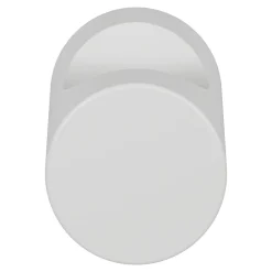 GoodHome Bouton de meuble arrondi Dizel mat blanc Ø2 x h. 2.5 cm* Bouton De Meuble