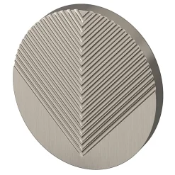 GoodHome Bouton de meuble arrondi Garlan gris ⌀.34mm x L.34mm* Bouton De Meuble