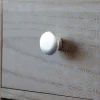 Bouton de meuble arrondi Plastic bronze Ø3.2cm x p.2.1cm* Bouton De Meuble