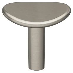 Discount GoodHome Bouton de meuble arrondi Meham gris Ø3.5cm x l.3.2cm x h. 3cm x p.3cm