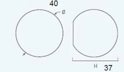 Sale Hardwarexchange Bouton de meuble boule bois diamètre 40mm bois laqué blanche lot de 24 piéces