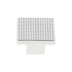 Hot Bouton de meuble carré Diss gris l.3.2cm x h.3.2cm x p.2.2cm