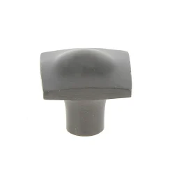 Hot Bouton de meuble carré Maden fer gris GoodHome l.3,6 x H.3,6 cm