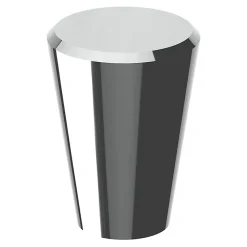 GoodHome Bouton de meuble cône Irvil gris Ø2cm x h. 2.5cm x p.2.5cm* Bouton De Meuble