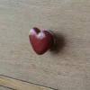Bouton de meuble cœur enfant Edern rouge l.4.3cm x H.3.8cm x P.2.2cm* Bouton De Meuble