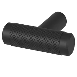 Hot GoodHome Bouton de meuble en t Irus noir Ø4cm x l.1.2cm x h.3.5cm x p.3.5cm