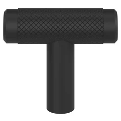 Hot GoodHome Bouton de meuble en t Irus noir Ø4cm x l.1.2cm x h.3.5cm x p.3.5cm