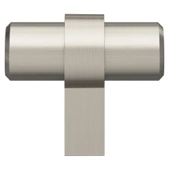 GoodHome Bouton de meuble en t Kerver gris Ø4cm x l.1.8cm x h.3.4cm x p.3.4cm* Bouton De Meuble