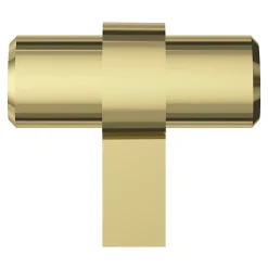 Hot GoodHome Bouton de meuble en T Kerver or Ø4 x l.1,8 x h. 3.4 cm