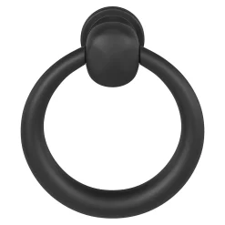 GoodHome Bouton de meuble ergonomique Kilhog mat noir Ø3.5 x l.3,5 cm x h. 3.6 cm* Bouton De Meuble