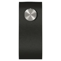 GoodHome Bouton de meuble Hezo noir l.2.6cm x h.6.4cm x p.1.8cm* Bouton De Meuble