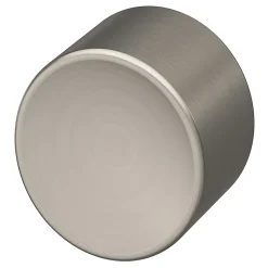 Online GoodHome Bouton de meuble Prat gris Ø3cm x l.3cm x h.2.8cm x p.2.8cm