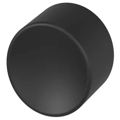 Online GoodHome Bouton de meuble Prat noir Ø3cm x l.3cm x h.2.8cm x p.2.8cm