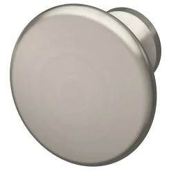 GoodHome Bouton de meuble Prat gris Ø2.9cm x l.2.9cm x h.2.5cm x p.2.5cm