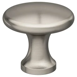 GoodHome Bouton de meuble Prat gris Ø2.9cm x l.2.9cm x h.2.5cm x p.2.5cm