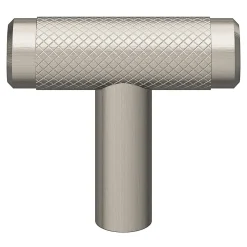 GoodHome Bouton de meuble Irus gris Ø4cm x l.1.2cm x h.3.5cm x p.3.5cm* Bouton De Meuble