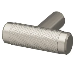 GoodHome Bouton de meuble Irus gris Ø4cm x l.1.2cm x h.3.5cm x p.3.5cm* Bouton De Meuble