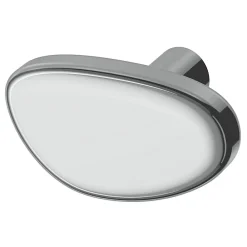 GoodHome Bouton de meuble Armel gris Ø4cm x l.2.1cm x h.3cm x p.3cm* Bouton De Meuble