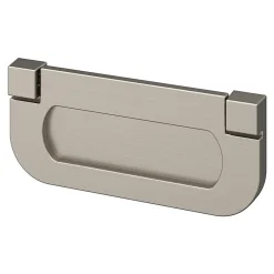 GoodHome Bouton de meuble Govlin gris Ø8cm x l.0.7cm x h.3.5cm x p.3.5cm* Bouton De Meuble