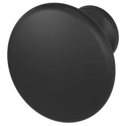 Online GoodHome Bouton de meuble Prat noir Ø2.9cm x l.2.9cm x h.2.5cm x p.2.5cm