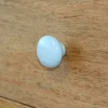 Discount GoodHome Bouton de meuble Porcelaine Vras vert Ø3.2cm x p.2.5cm