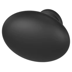 Best GoodHome Bouton de meuble ovale Govlin noir Ø3cm x l.2cm x h.2cm x p.2cm