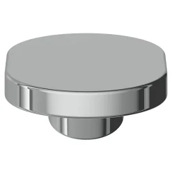 New GoodHome Bouton de meuble ovale Minzh gris ⌀.35mm x L.25mm
