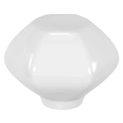 GoodHome Bouton de meuble Porcelaine Vras blanc l.4,5 cm x h. 4.5 cm* Bouton De Meuble