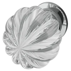 GoodHome Bouton de meuble Ruis effet chromé Ø3cm x H.3.8cm* Bouton De Meuble