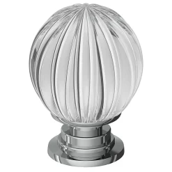 GoodHome Bouton de meuble Ruis effet chromé Ø3cm x H.3.8cm* Bouton De Meuble