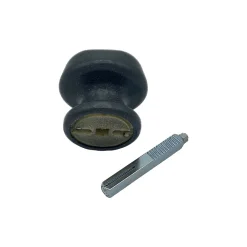 Clearance Hardwarexchange Bouton de Porte D60 mm en Aluminium GRIS ANTIQUE.