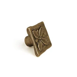 Best Niubo Bouton en zamak avec finition en cuir, dimensions: 33x31x20mm-