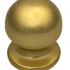 Sale Hardwarexchange Bouton tirant de porte fixe D50 mm en aluminium Or poli - breveté