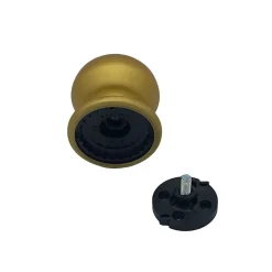 Sale Hardwarexchange Bouton tirant de porte fixe D70 mm en aluminium Or satiné - breveté - lot de 6 boutons