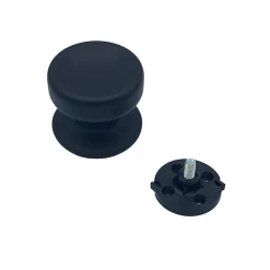 Sale Hardwarexchange Bouton tirant de porte fixe D70 mm en aluminium Noir - breveté