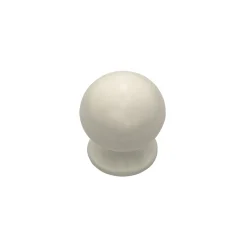 Best Hardwarexchange Bouton tirant de porte fixe en nylon D70 mm blanc RAL 9010