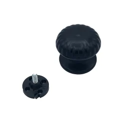 Best Hardwarexchange Bouton tirant de porte fixe D70 mm en aluminium Noir - breveté