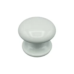 Sale Hardwarexchange Bouton tirant de porte fixe D70 mm en aluminium BLANC RAL 9010 - breveté